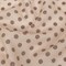 1 Yard Lightweight Nude Cocoa Polka Dot Linen Silk Organza Fabric, 53 Inches Width